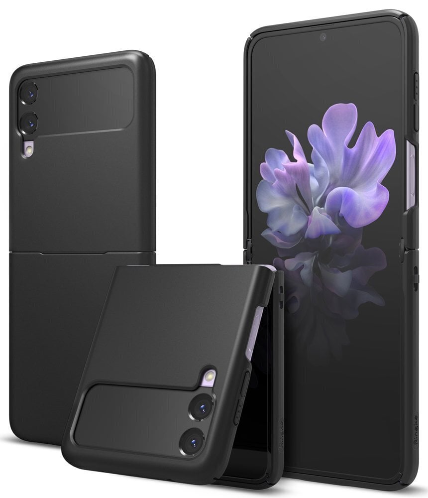 Ringke telefona vāciņš priekš Samsung Galaxy Z Flip3 5G, melns цена и информация | Telefonu vāciņi, maciņi | 220.lv