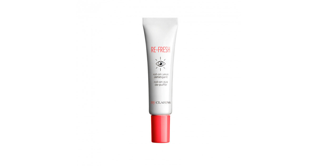 Acu krēms My Clarins Re-Move Roll-on Eye De-Puffer 15 ml cena un informācija | Acu krēmi, serumi | 220.lv