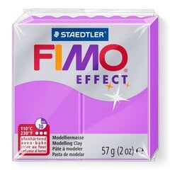 Моделин Fimo Effect 56 гр., фиолетовый цена и информация | Принадлежности для изготовления украшений, бисероплетения | 220.lv