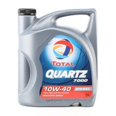 Total Quartz Diesel 7000 10W/40 pussintētiskā motoreļļa, 5 L cena un informācija | Motoreļļas | 220.lv