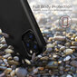 Moozy Lifestyle telefona vāciņš saderīgs ar iPhone 13 Pro – augstvērtīga silikona apvalks ar matētu virsmu un mīkstu mikrošķiedras oderi, Melns cena un informācija | Telefonu vāciņi, maciņi | 220.lv
