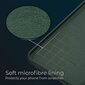 Moozy Lifestyle telefona vāciņš saderīgs ar iPhone 13 Pro – augstvērtīga silikona apvalks ar matētu virsmu un mīkstu mikrošķiedras oderi, Tumši zaļš cena un informācija | Telefonu vāciņi, maciņi | 220.lv