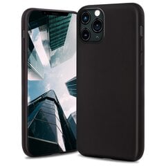 Moozy Lifestyle telefona vāciņš saderīgs ar iPhone 13 Pro Max – augstvērtīga silikona apvalks ar matētu virsmu un mīkstu mikrošķiedras oderi, Melns цена и информация | Чехлы для телефонов | 220.lv