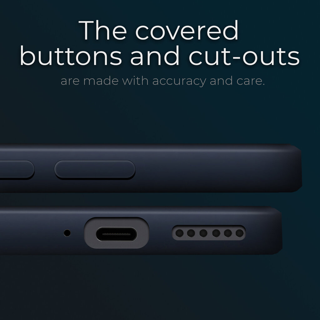 Moozy Lifestyle telefona vāciņš saderīgs ar Xiaomi Mi 11 Lite, Xiaomi Mi 11 Lite 5G – augstvērtīga silikona apvalks ar matētu virsmu un mīkstu mikrošķiedras oderi, Pusnakts zils цена и информация | Telefonu vāciņi, maciņi | 220.lv