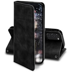 Moozy Marmora melns atveramais vāciņš telefonam Samsung Galaxy S20 FE, Samsung Galaxy S20 Lite, Samsung Galaxy S20 FE 5G – Magnētisks, atverams retro dizaina vāciņš-maks ar karšu turētāju un statīvu cena un informācija | Telefonu vāciņi, maciņi | 220.lv