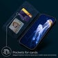 Moozy Marmora zils atveramais vāciņš telefonam Samsung Galaxy S20 FE, Samsung Galaxy S20 Lite, Samsung Galaxy S20 FE 5G – Magnētisks, atverams retro dizaina vāciņš-maks ar karšu turētāju un statīvu цена и информация | Telefonu vāciņi, maciņi | 220.lv