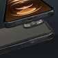 Moozy Xframe Triecienizturīgs vāciņš telefonam iPhone 12, iPhone 12 Pro – divu krāsu caurspīdīgs hibrīda vāciņš ar melnu triecienu absorbējošu TPU apmali cena un informācija | Telefonu vāciņi, maciņi | 220.lv