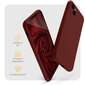 Moozy Minimalist plāns, matēts silikona vāciņš saderīgs ar iPhone 13 Mini telefona modeli, Vīna sarkans cena un informācija | Telefonu vāciņi, maciņi | 220.lv