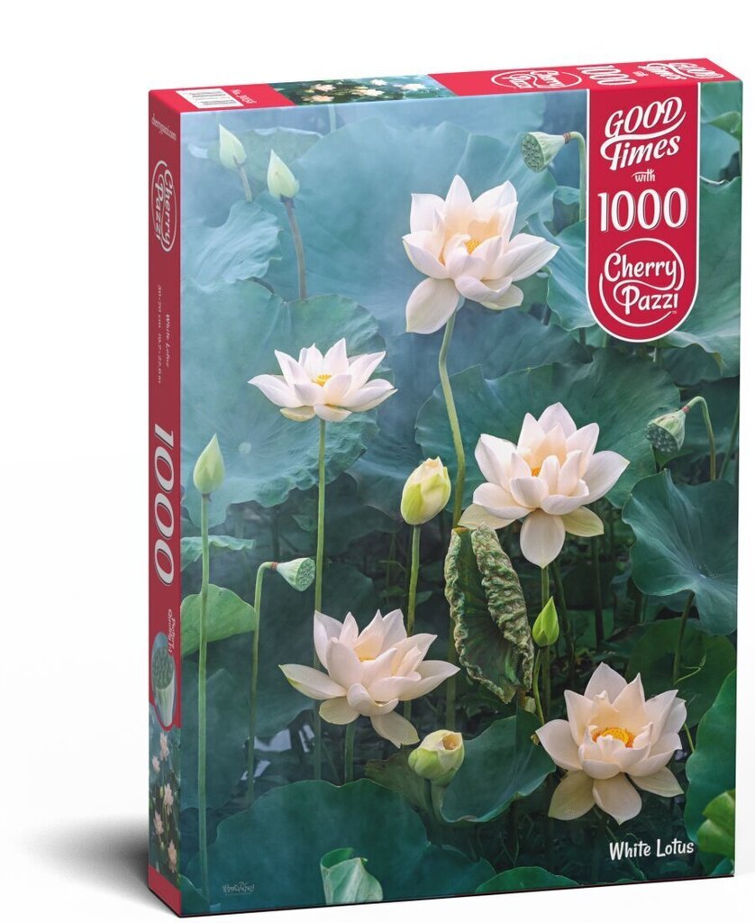 CherryPazzi puzle White Lotus 1000 det. cena un informācija | Puzles, 3D puzles | 220.lv