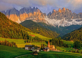 CherryPazzi головоломка Santa Maddalena, Dolomites 1000 дет. цена и информация | Пазлы | 220.lv