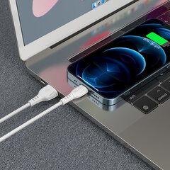 Borofone Cable BX51 Triumph - USB to Lightning - 2,4A 1 metre, balts cena un informācija | Savienotājkabeļi | 220.lv