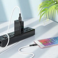 Кабель Borofone Cable BX63 Charming - USB to MicroUSB - 2,4A 1 м, черно-белый цена и информация | Кабели для телефонов | 220.lv