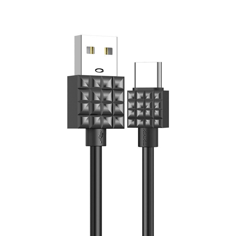 KAKU KSC-328 Xingyue - USB to Type C - 3,2A datu un uzlādes kabelis 1m, melns cena un informācija | Savienotājkabeļi | 220.lv