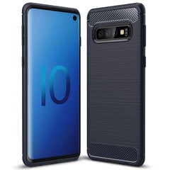 HUAWEI P SMART 2021 melns vāciņš no CARBON цена и информация | Чехлы для телефонов | 220.lv