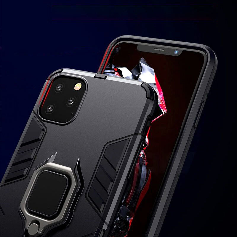 Telefona vāciņš Ring Armor priekš iPhone 13 Mini, melns cena un informācija | Telefonu vāciņi, maciņi | 220.lv