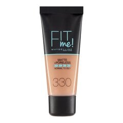 Šķidrais grima pamats Maybelline Fit Me Matte & Poreless Make-Up 30 ml цена и информация | Пудры, базы под макияж | 220.lv