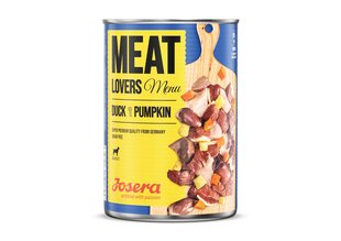 Josera MeatLovers для взрослых собак Duck&Pumpkin, 400г цена и информация | Консервы для собак | 220.lv