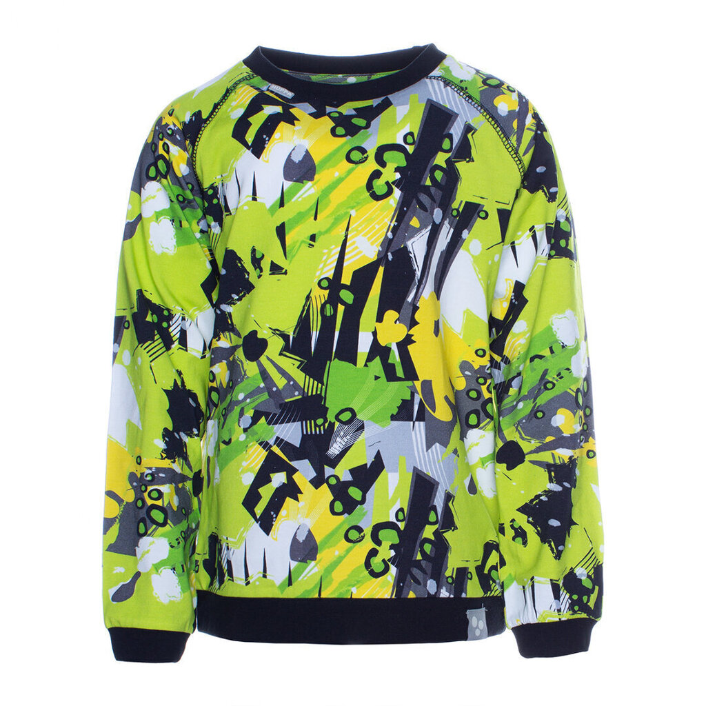 Huppa zēnu T-krekls JEYMEL, laima zaļā-zaļā krāsā 907157891 cena un informācija | Zēnu jakas, džemperi, žaketes, vestes | 220.lv