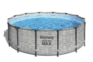 Каркасный бассейн Bestway Steel Pro MAX 427x122 см, с фильтром цена и информация | Бассейны | 220.lv