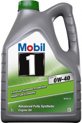 Mobil 1 ESP 0W/40 sintētiskā motoreļļa, 1 L cena un informācija | Mobil Auto preces | 220.lv