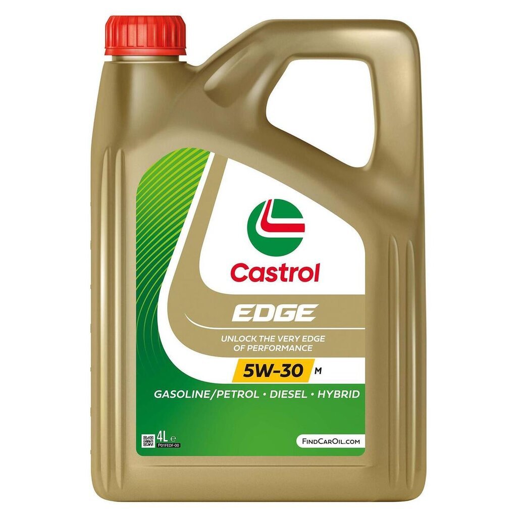 Castrol Edge Titanium FST 5W-30 M sintētiskā motoreļļa, 4 L cena un informācija | Motoreļļas | 220.lv