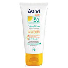 Astrid Sun Sensitive Face Cream SPF50+ защита от солнца для лица 50 мл цена и информация | Кремы от загара | 220.lv