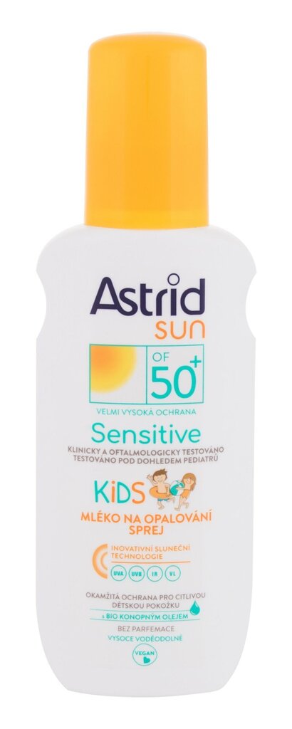 Sauļošanās losjons bērniem Astrid OF 50+, 150 ml cena un informācija | Sauļošanās krēmi | 220.lv