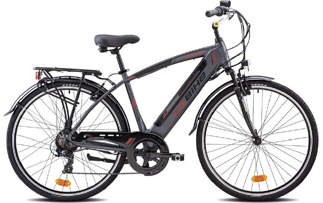 Elektriskais velosipēds Esperia Bourget E230 28", melns/pelēks цена и информация | Elektrovelosipēdi | 220.lv