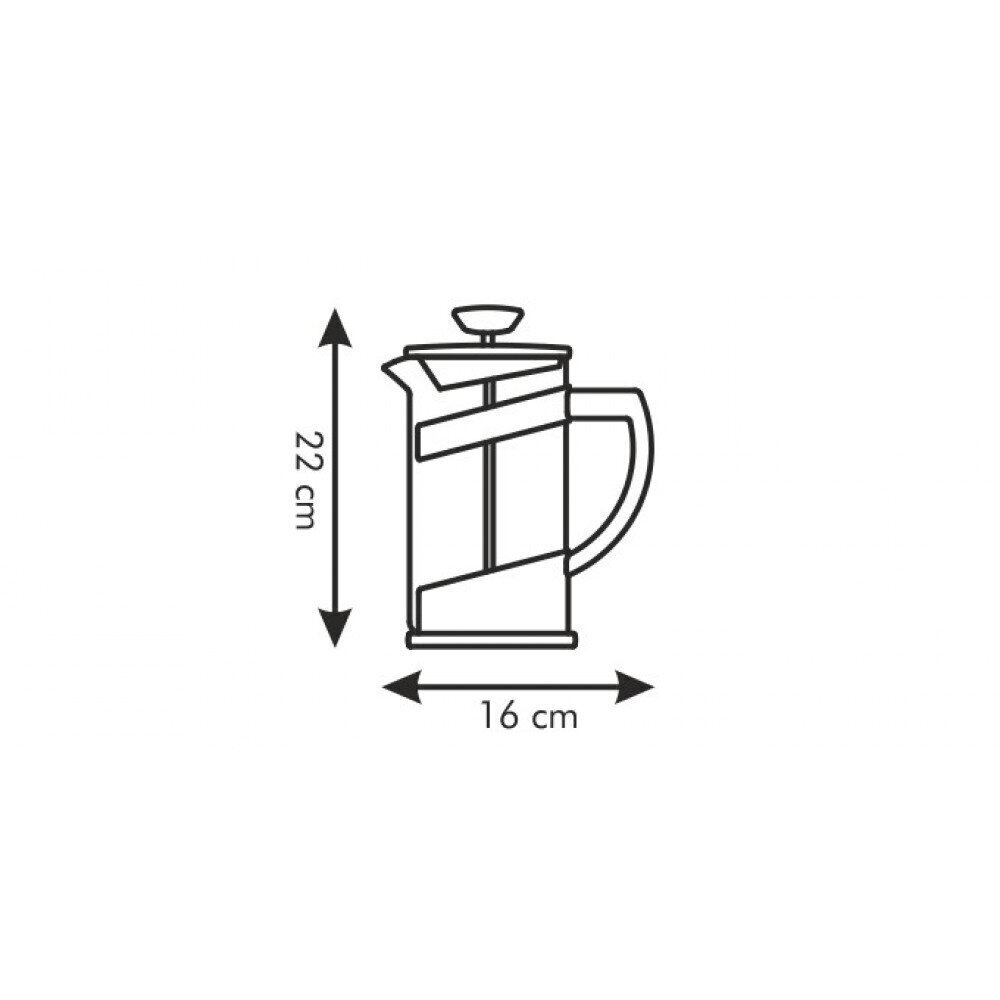 Tescoma Teo krūka tējai vai kafijai, 1 l cena un informācija | Glāzes, krūzes, karafes | 220.lv
