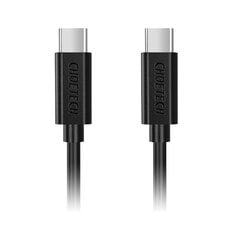 Choetech USB Type C - USB Type C charging data cable 3A 0,5m black (CC0001) цена и информация | Кабели и провода | 220.lv