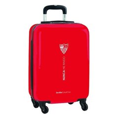 Kabīnes koferis Sevilla Fútbol Club Sarkans 20'' цена и информация | Чемоданы, дорожные сумки | 220.lv