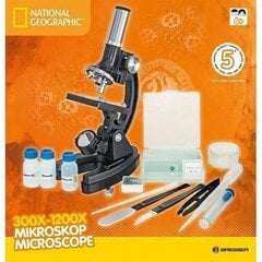 МИКРОСКОП NATIONAL GEOGRAPHIC 300X - 1200X цена и информация | Телескопы и микроскопы | 220.lv