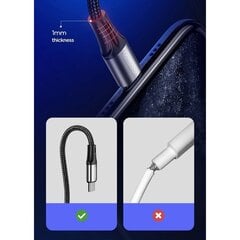 Кабель Joyroom USB - USB Type C 3 A, 1 м, черный (S-1030N1) цена и информация | Кабели для телефонов | 220.lv