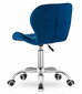 Biroja darba krēsls AVOLA, samta, zils cena un informācija | Biroja krēsli | 220.lv