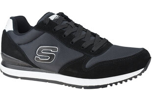 Sporta apavi vīriešiem Skechers Sunlite Waltan 52384BLK, melni cena un informācija | Sporta apavi vīriešiem | 220.lv