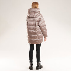 Зимняя куртка для женщин из двух разных тканей, розовая цена и информация | Женские куртки | 220.lv