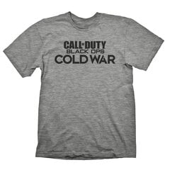 Call of Duty Cold War LOGO серая футболка - XL размер цена и информация | Атрибутика для игроков | 220.lv