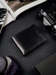 Кожаный мужской кошелек Always Wild, черный цена и информация | Мужские кошельки | 220.lv