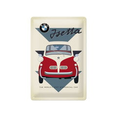 Metāla plāksne 20 x 30 cm BMW Isetta cena un informācija | Interjera priekšmeti | 220.lv