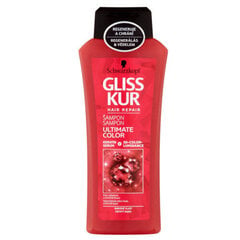 Atjaunojošs šampūns krāsotiem matiem Schwarzkopf Gliss Kur Ultimate Color Shampoo 250 ml cena un informācija | Šampūni | 220.lv