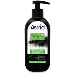 Micelārais tīrīšanas gēls normālai un taukainai ādai Astrid Detox 200 ml cena un informācija | Astrid Smaržas, kosmētika | 220.lv