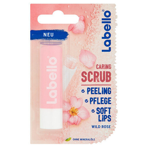 Kopjošs lūpu skrubis Wild Rose Lip (Caring Scrub) 4.8 g cena un informācija | Lūpu krāsas, balzāmi, spīdumi, vazelīns | 220.lv