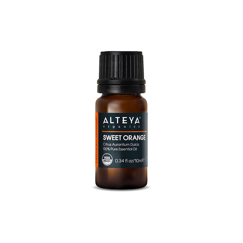 Organiskā saldi APELSĪNU ēteriskā eļļa, Alteya Organics, 10ml cena un informācija | Ēteriskās eļļas, kosmētiskās eļļas, hidrolāti | 220.lv