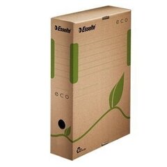 Arhīva kaste Esselte Eco, 100x327x233 mm, brūna, ekoloģiska 0830-219 cena un informācija | Kancelejas preces | 220.lv