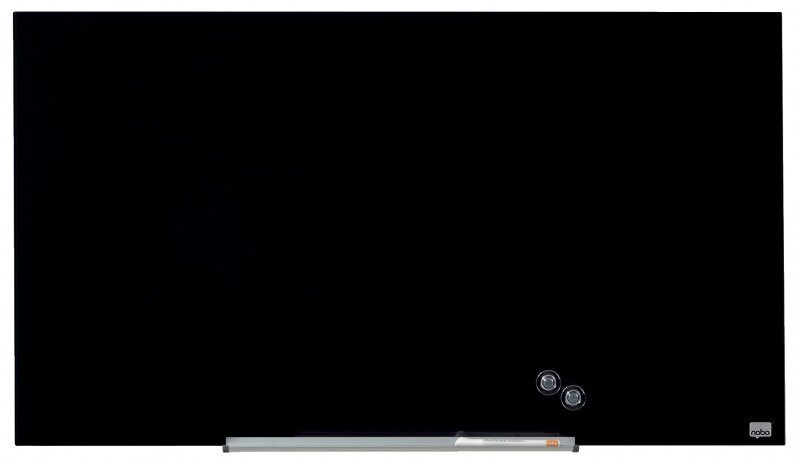 Whiteboard Glass Nobo Widescreen 45" Black, cena un informācija | Kancelejas preces | 220.lv