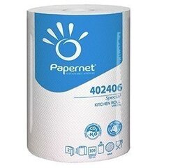 Рулонные бумажные полотенца Papernet Special, 2 листа, 60 м, целлюлоза, белая (1) 1803-702 цена и информация | Туалетная бумага, бумажные полотенца | 220.lv