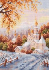 Izšūšanas komplekts Magic Needle "Snow Monastery" 110-061 cena un informācija | Izšūšanas piederumi | 220.lv