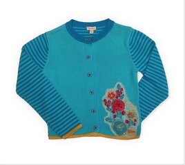 Džemperis meitenēm Pampolina, zils cena un informācija | Jakas, džemperi, žaketes, vestes meitenēm | 220.lv