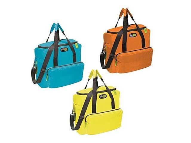 Termiskā soma Vela+ XL asorti, gaiši zila/dzeltena/oranža cena un informācija | Aukstuma somas, aukstuma kastes un aukstuma elementi | 220.lv