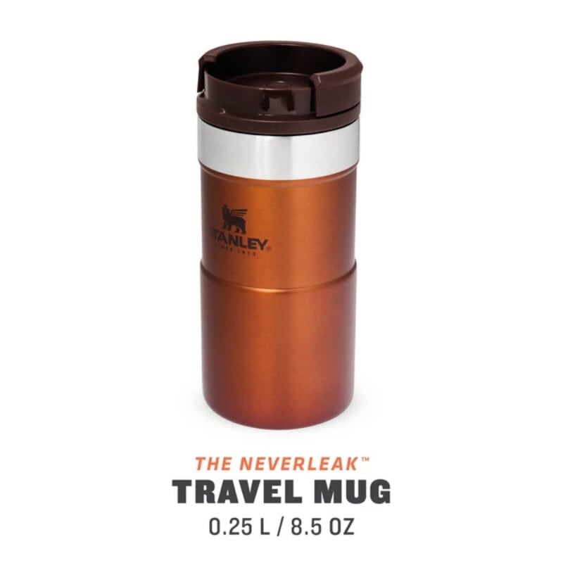 Termokrūze, The NeverLeak Travel Mug, 0,25L, bronzas krāsā цена и информация | Termosi, termokrūzes | 220.lv